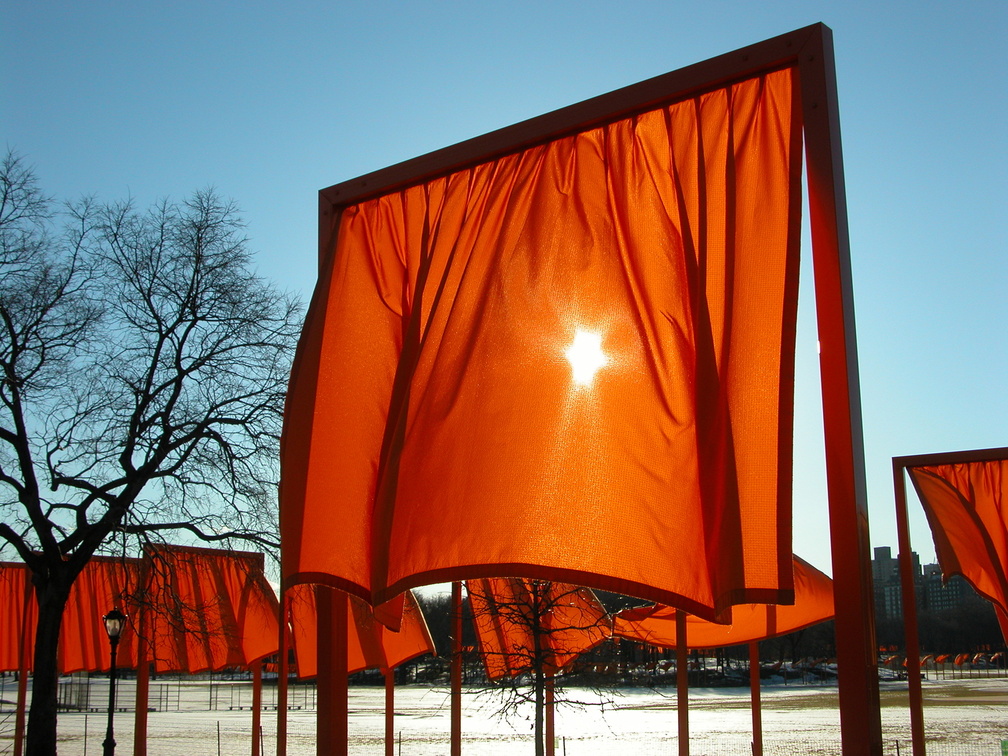 Christo: The Gates. February 23, 2005