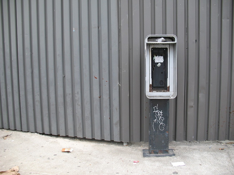 Long Island City, Abandoned Payphone. March, 2007