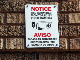 All activities monitored by video camera