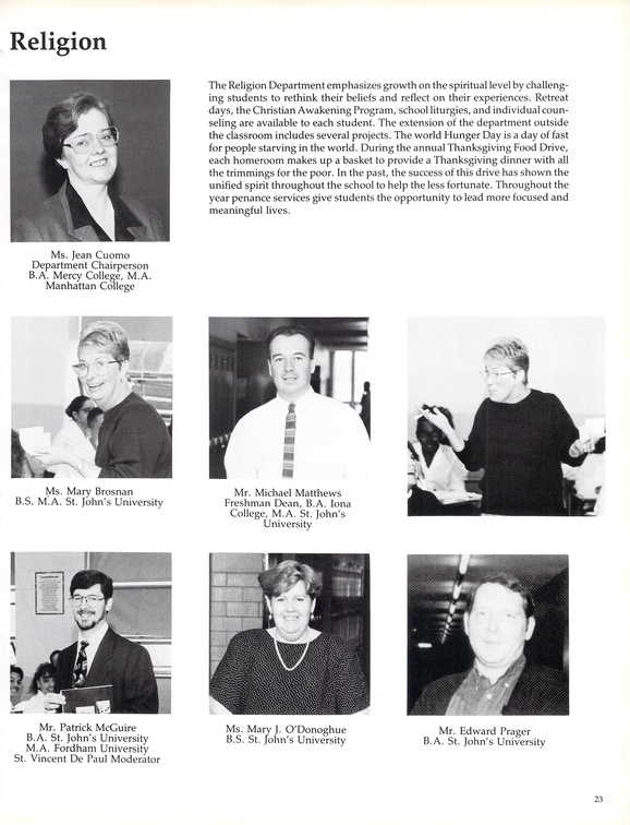 St. John's Prep 1992 Yearbook You Just Had To Be There 04 05 12 50 55