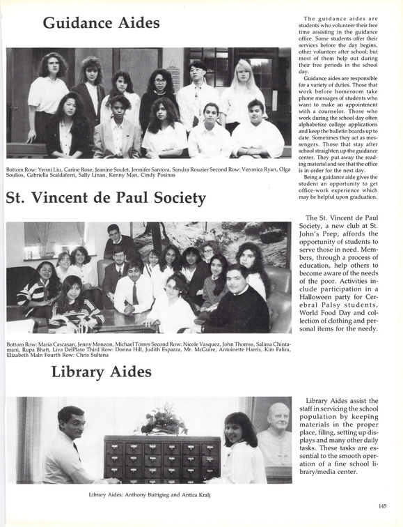 St. John's Prep 1992 Yearbook You Just Had To Be There 04 05 18 41 19