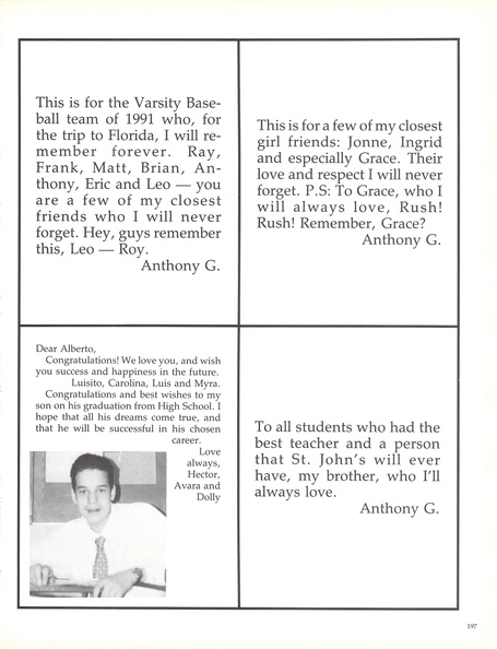 St. John's Prep 1992 Yearbook You Just Had To Be There 04 05 18 57 04