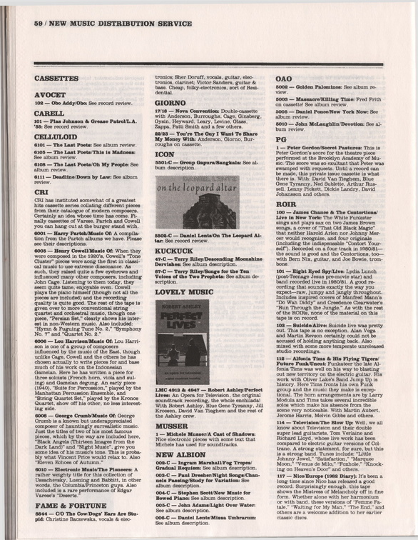 1986 New Music Distributor Page 066