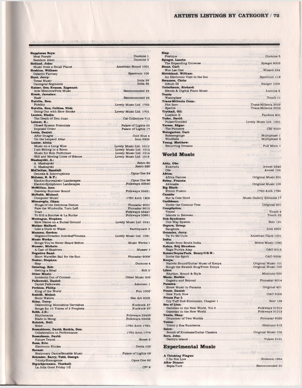 1986 New Music Distributor Page 079