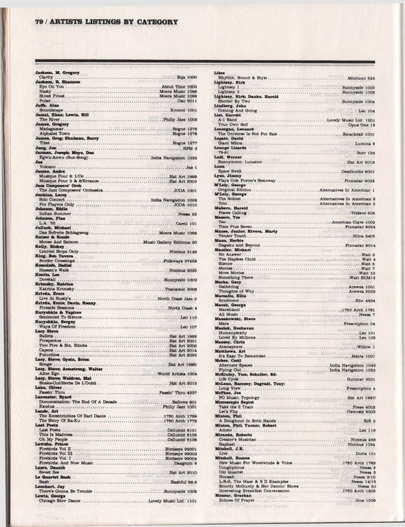 1986 New Music Distributor Page 086