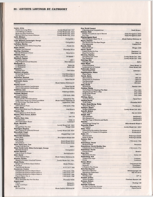 1986 New Music Distributor Page 092