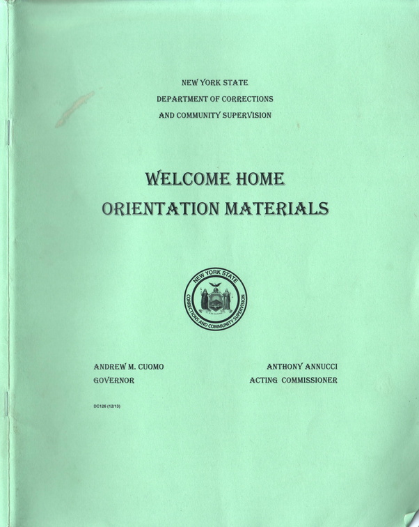 Welcome Home Orientation Materials - 0002