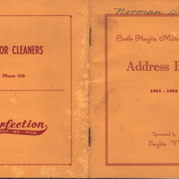 Castle Heights Military Academy Address Book 1951-1952