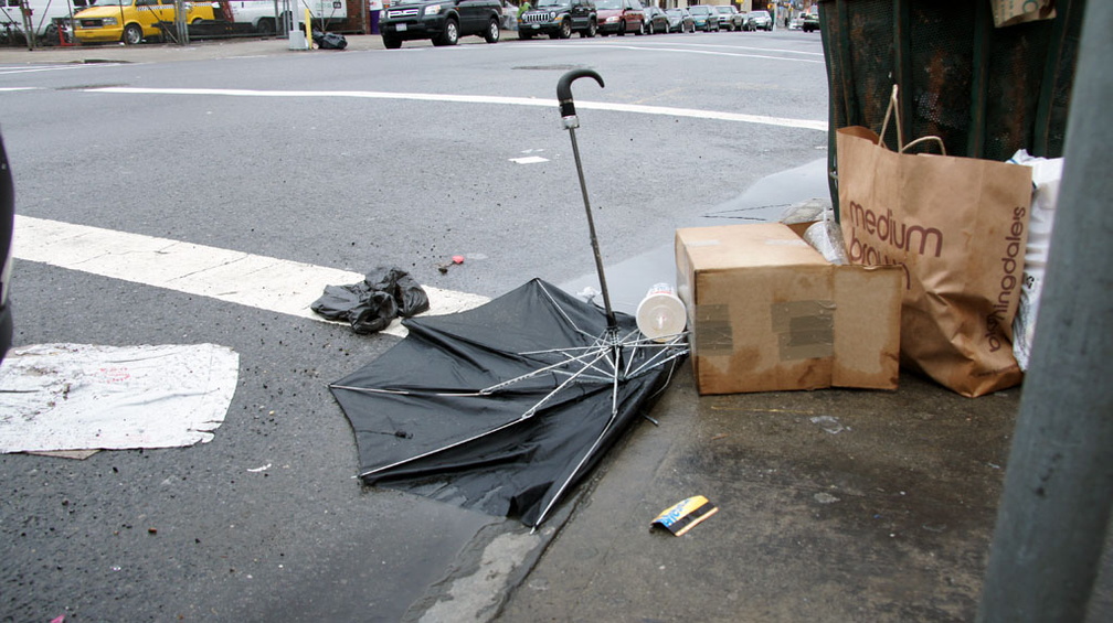 Discarded Umbrella Carcasses, NYC