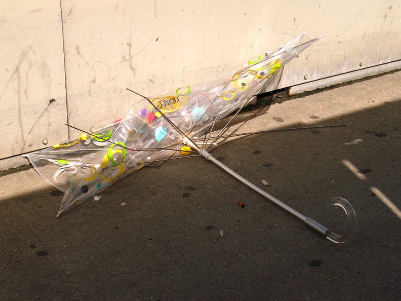 Discarded Umbrella Carcasses, NYC