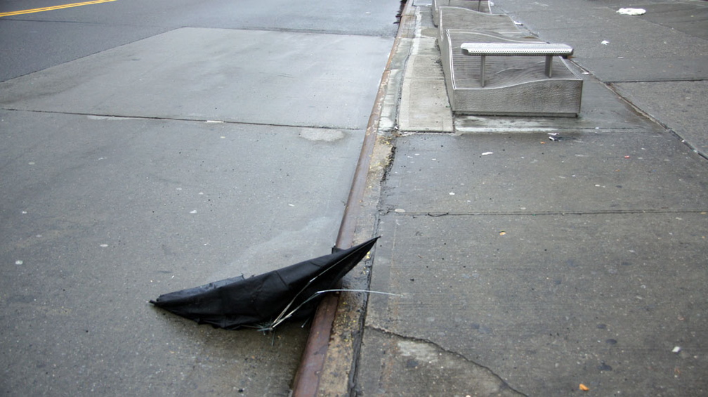 Discarded Umbrella Carcasses, NYC