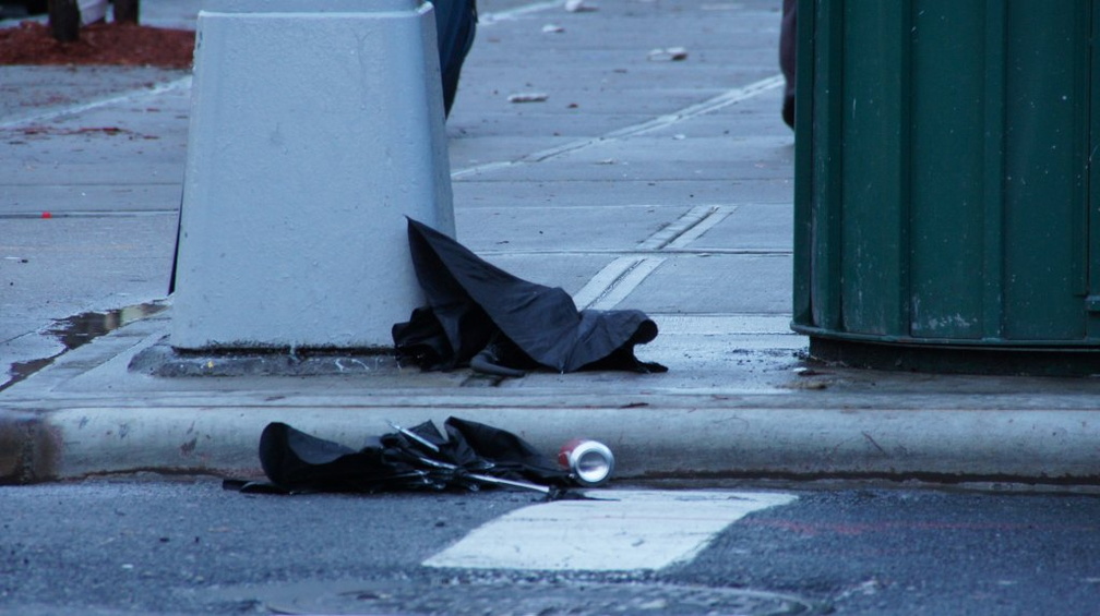 Discarded Umbrella Carcasses, NYC