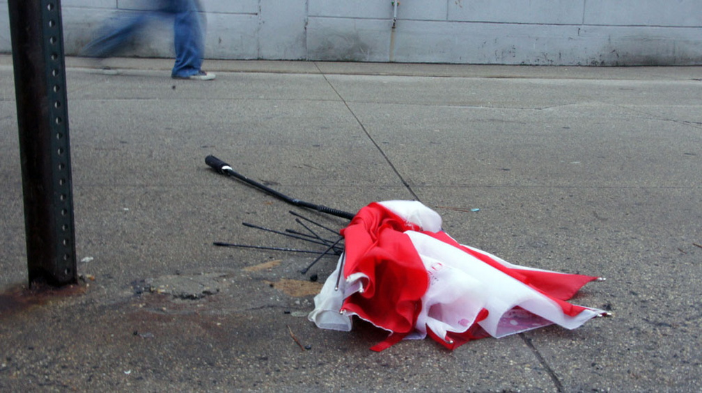 Discarded Umbrella Carcasses, NYC