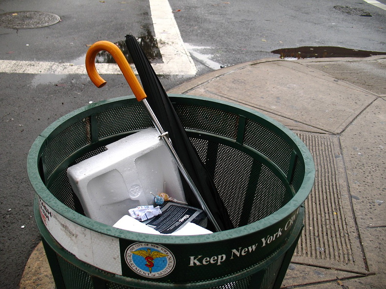 Discarded Umbrella Carcasses, NYC