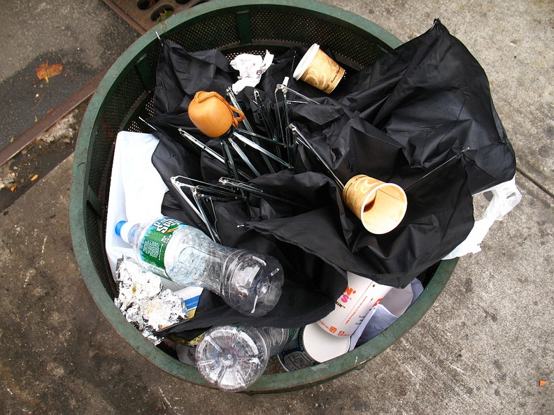 Discarded Umbrella Carcasses, NYC