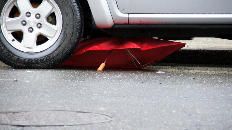 Discarded Umbrella Carcasses, NYC