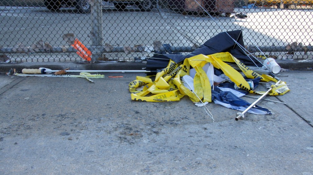 Discarded Umbrella Carcasses, NYC