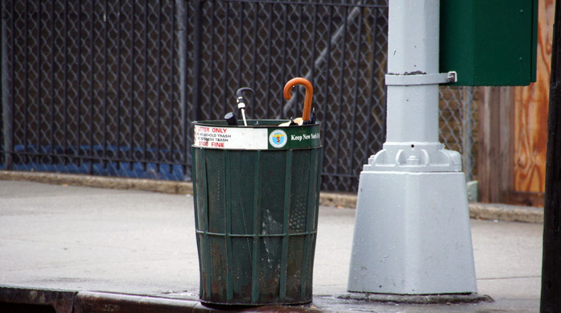 Discarded Umbrella Carcasses, NYC