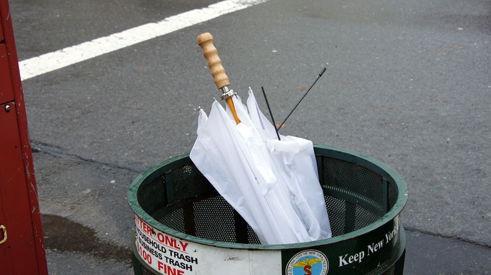 Discarded Umbrella Carcasses, NYC