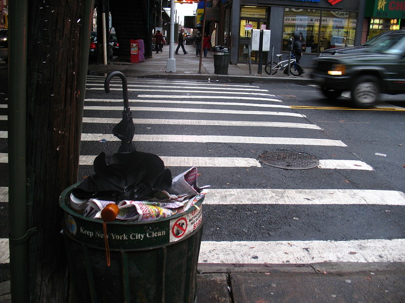 Discarded Umbrella Carcasses, NYC