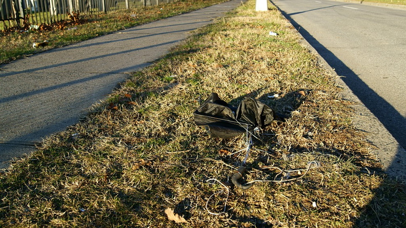 Discarded Umbrella Carcasses, NYC