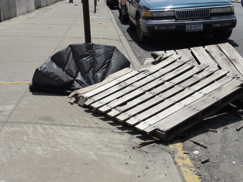 Discarded Umbrella Carcasses, NYC