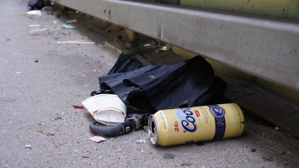 Discarded Umbrella Carcasses, NYC