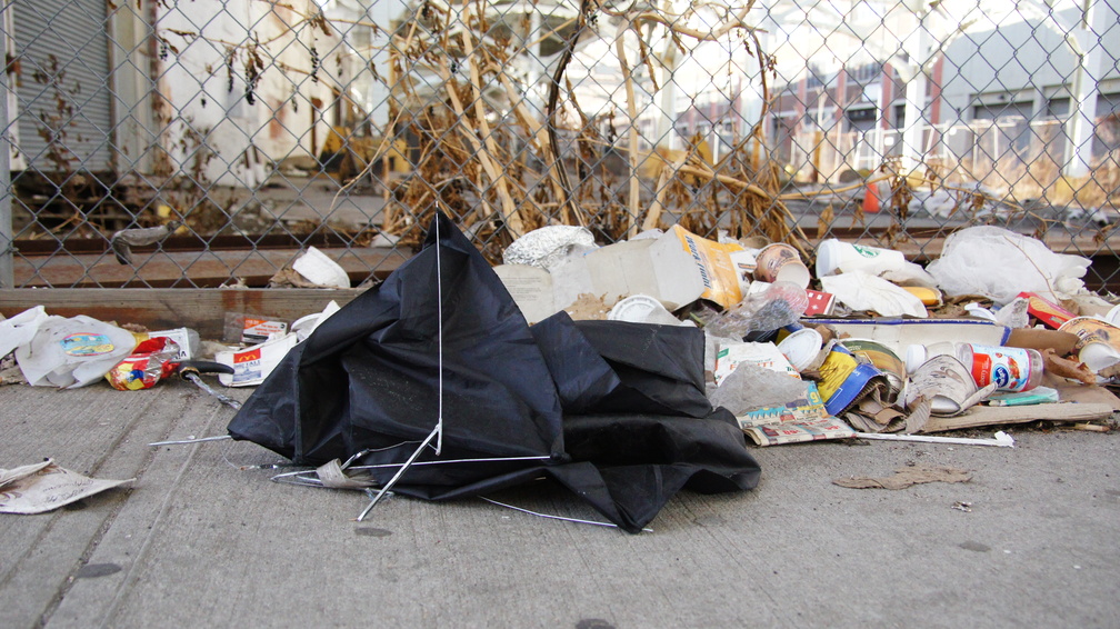 Discarded Umbrella Carcasses, NYC