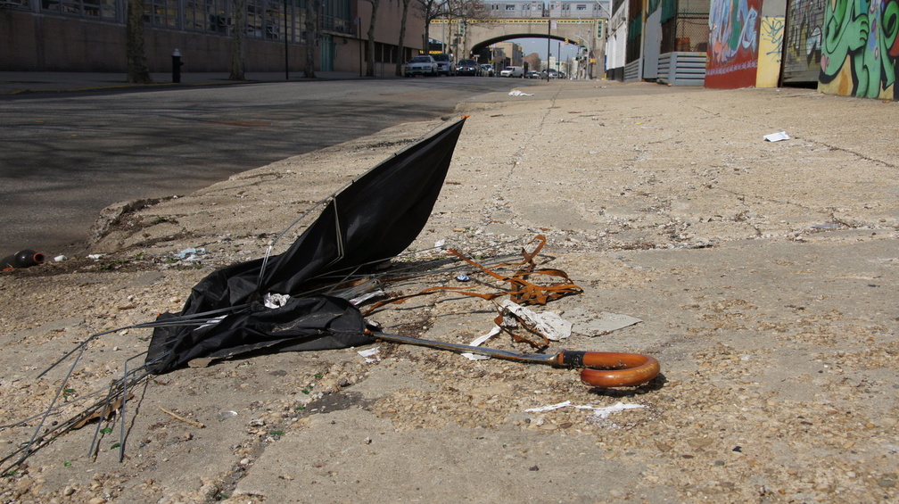 Discarded Umbrella Carcasses, NYC