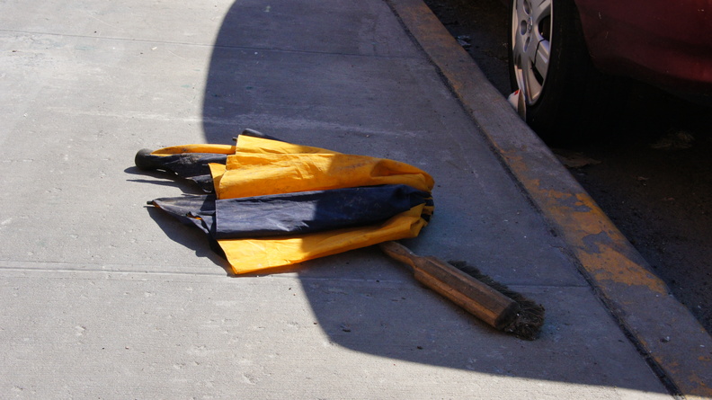 Discarded Umbrella Carcasses, NYC