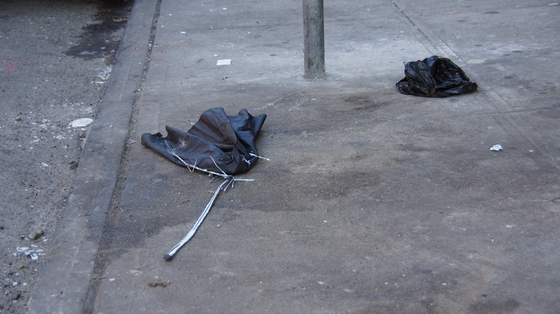 Discarded Umbrella Carcasses, NYC