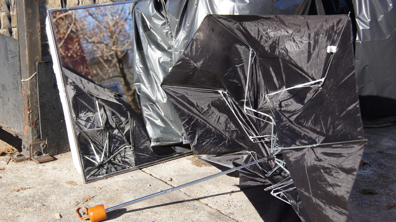 Discarded Umbrella Carcasses, NYC