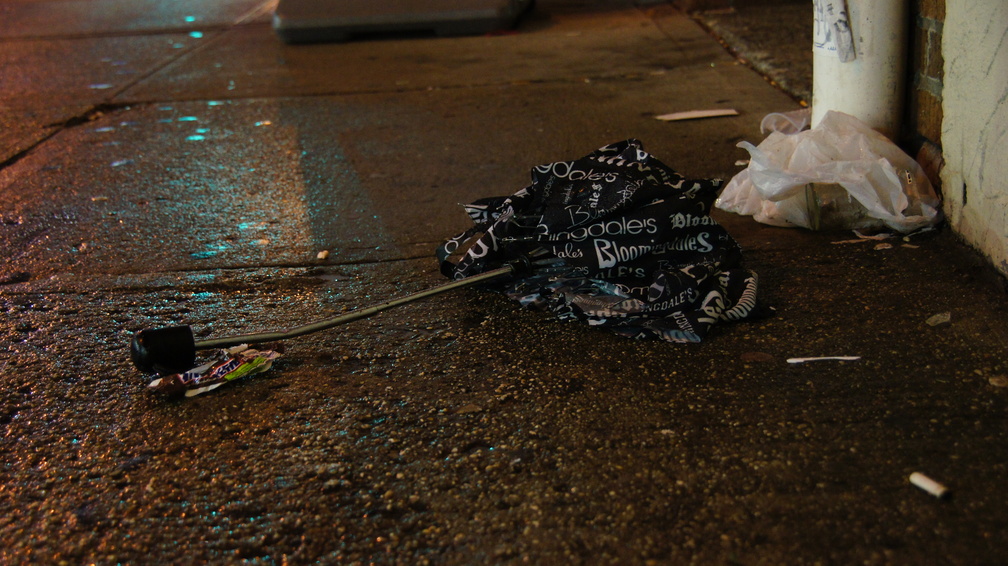 Discarded Umbrella Carcasses, NYC