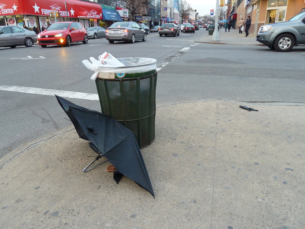 Discarded Umbrella Carcasses, NYC