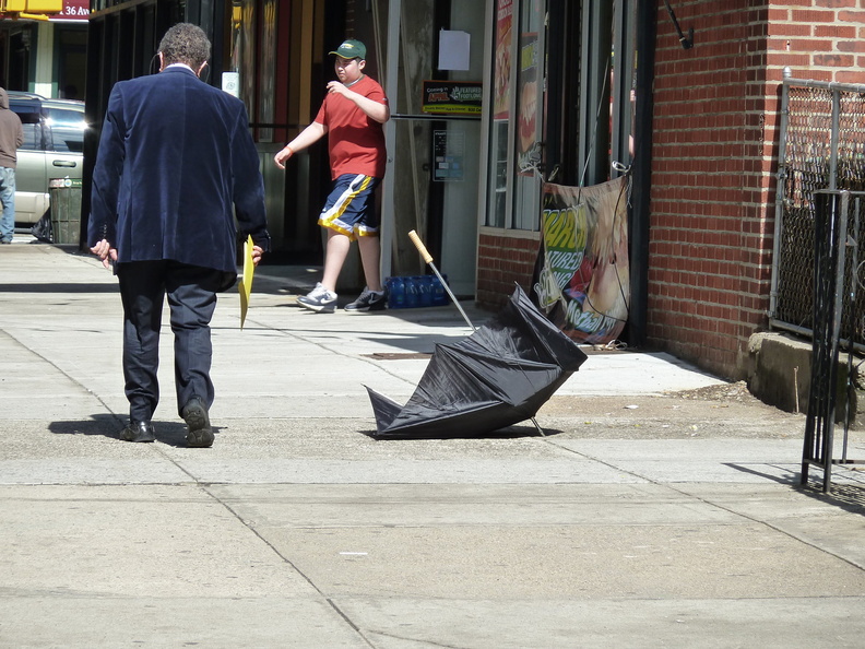 Discarded Umbrella Carcasses, NYC