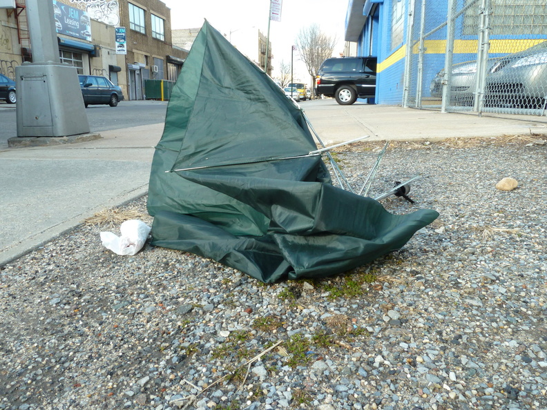 Discarded Umbrella Carcasses, NYC