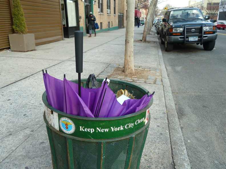 Discarded Umbrella Carcasses, NYC