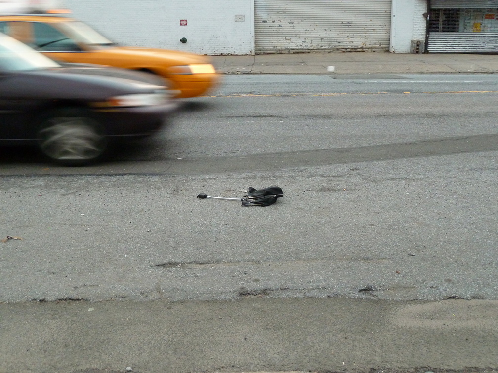 Discarded Umbrella Carcasses, NYC