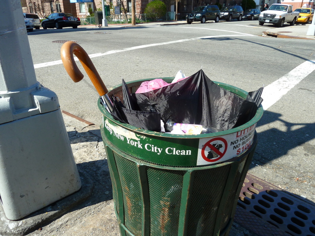 Discarded Umbrella Carcasses, NYC