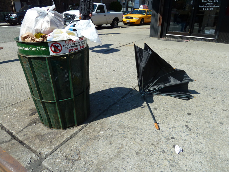 Discarded Umbrella Carcasses, NYC