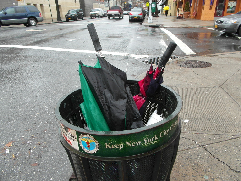 Discarded Umbrella Carcasses, NYC