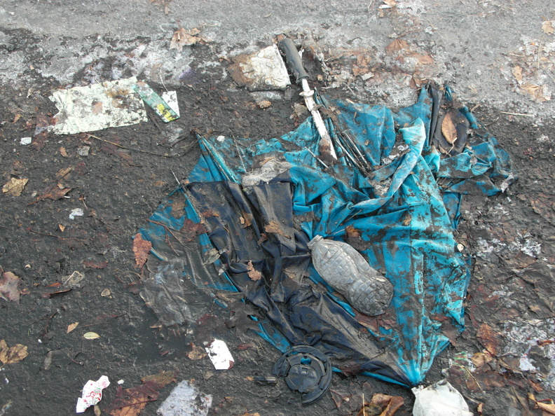 Discarded Umbrella Carcasses, NYC