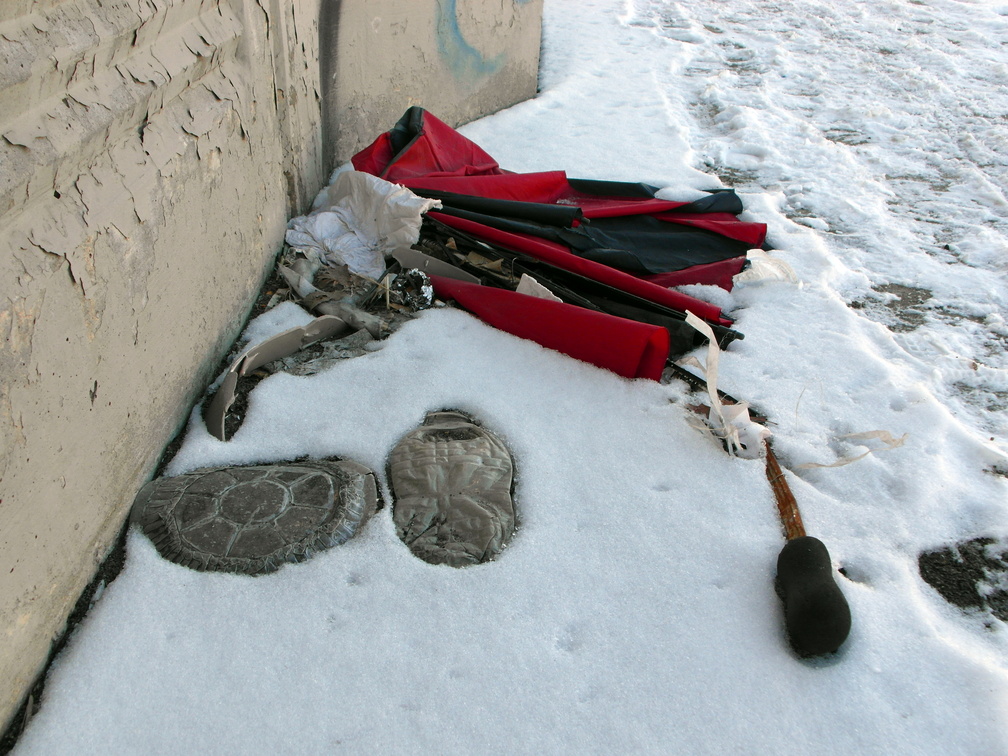 Discarded Umbrella Carcasses, NYC