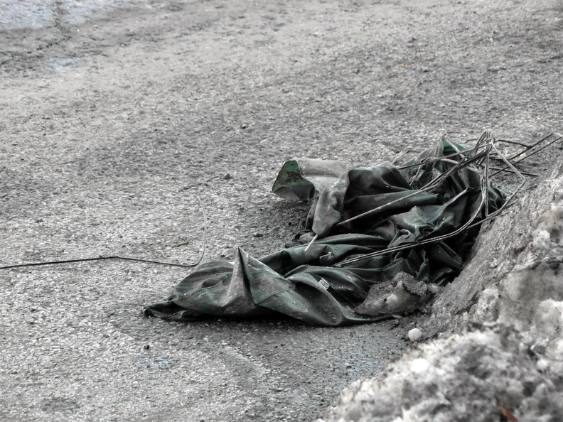 Discarded Umbrella Carcasses, NYC