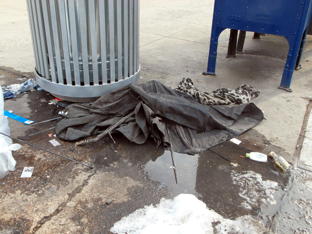 Discarded Umbrella Carcasses, NYC