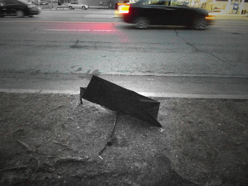 Discarded Umbrella Carcasses, NYC