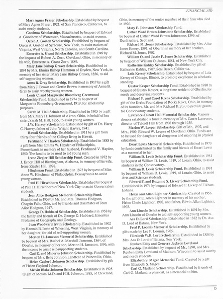 Oberlin College Course Catalog 1987 018