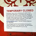 Corona Closure Signs, NYC, March and April, 2020