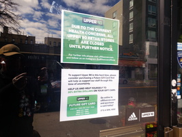 Corona Closure Signs, NYC, March and April, 2020