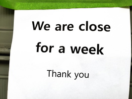 Corona Closure Signs, NYC, March and April, 2020